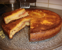 Bolo cremoso de Fubá