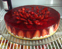 Torta de morango do Lelo