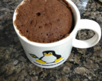 Bolo de caneca vegan