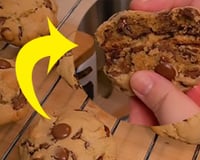 Testo receitas de cookie desde 2018 e finalmente encontrei a receita perfeita: atenção com a manteiga no modo de preparo