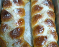 Pão doce de leite condensado de liquidificador