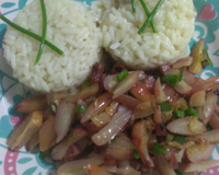 Farofa de Pinhão com Bacon