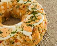 Cuscuz paulista de alho poró