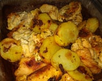 Peito de frango com creme de cebola