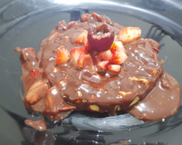 Waffle de chocolate
