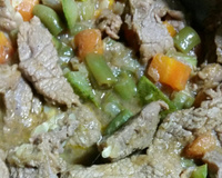 Carne com legumes