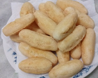 Biscoito de polvilho frito com queijo (não estoura ao fritar)