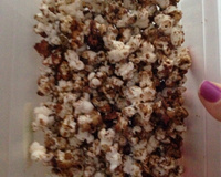 Pipoca doce para microondas, com água