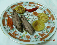 Fraldinha assada na mostarda