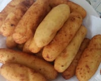 Bolinho de batata com carne moída