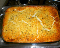 Lanche de forno delicioso