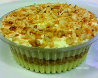 Sobremesa de coco queimado