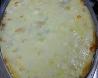 Legumes gratinados com creme de queijo