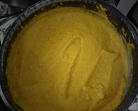 Purê cremoso de cenoura