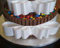 Bolo de aniversário colorido