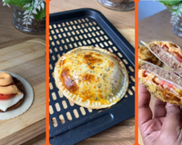 Hamburgão com massa de pastel na airfryer: receita rápida e fácil que você vai querer lanchar hoje