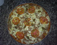 Massa de pizza de arroz