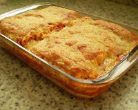 Macarrão com queijo assado