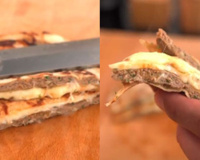 Aprendi como fazer Arais em casa, o sanduíche árabe com carne temperada, pão crocante e queijo derretido (receita fácil!)