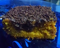 Bolo de cenoura na batedeira