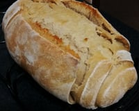 Pão caseiro feito com fermento natural