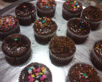 Cupcake fácil de chocolate