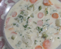 Sopa de legumes com cream cheese light