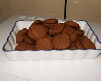 Biscoito amanteigado de chocolate