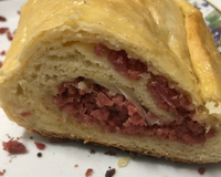 Pão de calabresa e queijo