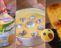 Adicione leite condensado na lata de milho e se surpreenda com o resultado (tem goiabada também!)