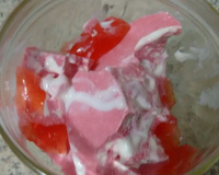 Sobremesa fácil de gelatina