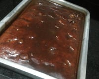 Calda de chocolate açucarada