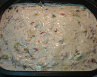 Torta da sobra (frango ensopado com legumes)