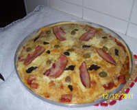 Massa de pizza caseira