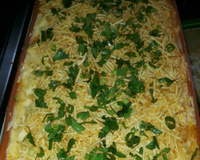 Escondidinho de requeijão com carne moída