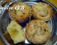 Cupcakes de laranja com banana