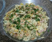 Macarrão gelado delicioso
