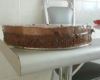 Torta trufada de 2 chocolates