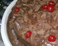 Bolo gelado de chocolate