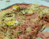 Lanche rápido de pão de forma - Pizza Fajuta