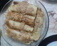 Panqueca de carne moída da Cris