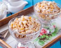 Salada fria de frango com abacaxi para o Natal: confira