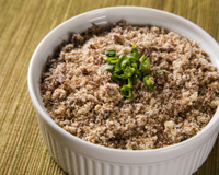 Farofa nordestina de carne seca