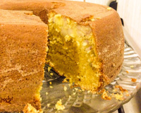 Broa de fubá com banana