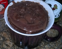 Bolo de chocolate de caneca