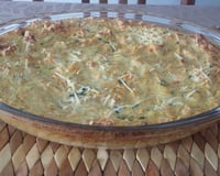 Souflé de frango com xuxu e cenoura