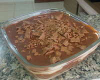 Pavê de baunilha e chocolate