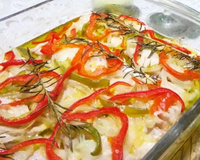 Filé de peixe à portuguesa