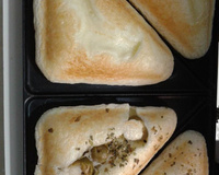 Pão de queijo de sanduicheira