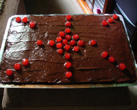 Recheio e cobertura de chocolate para bolos e tortas